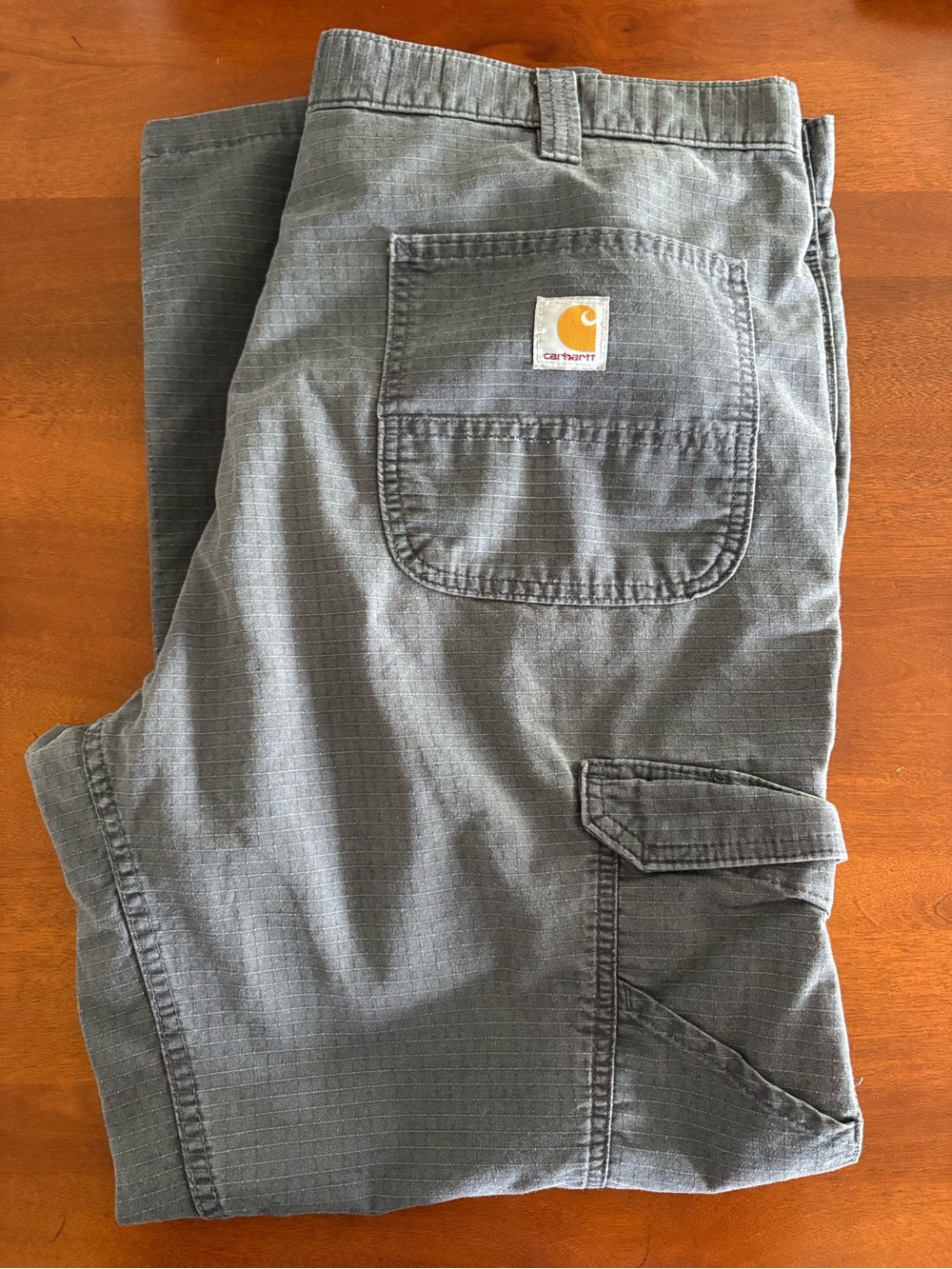 Carhartt grey cargo work pant 40x30
